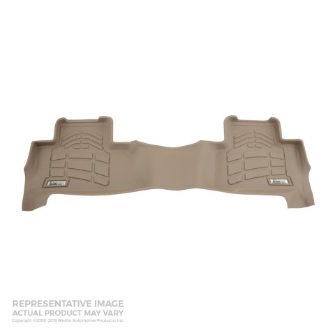 Westin Sure-Fit Floor Liners 72-132067 Liners, Sure-Fit, Second Seat, Rubberized Thermoplastic, Tan, Jeep, Each