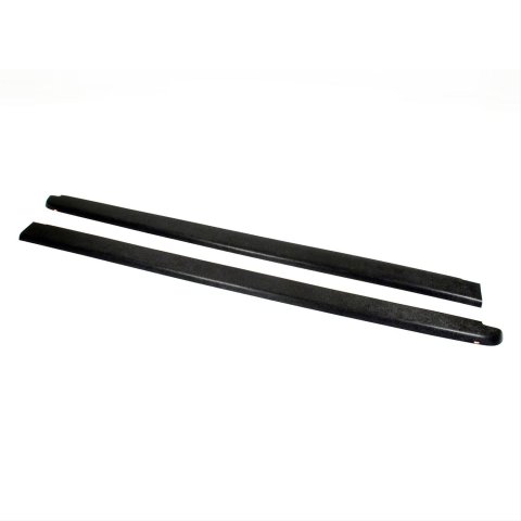 Westin Bed Rail Caps 72-40421 Caps, Smooth Style, Plastic, Black, Dodge, Pair