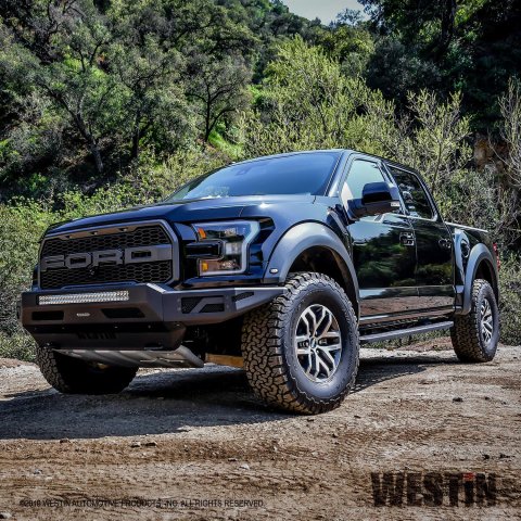 Westin Pro-Mod Front Bumpers 58-41145 Bumper, Pro-Mod, Fabricated, Steel, Black Textured Powdercoated, Ford, Each
