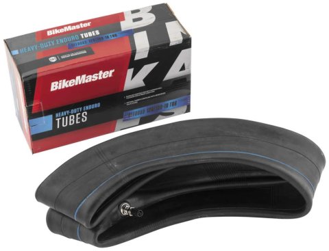 BikeMaster Heavy-Duty Enduro Tire Tubes 374683 Tube, Enduro, 120/100-18, Natural Rubber, Centered Straight Metal Pull-Through Valve Stem, Each