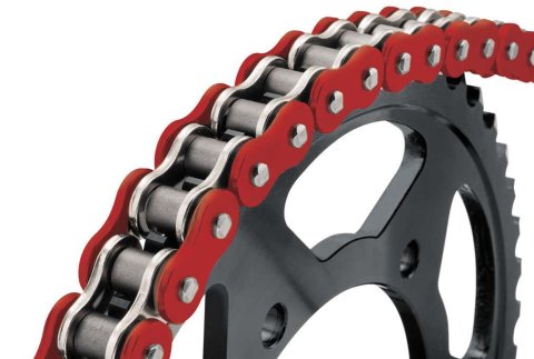 BikeMaster BMXR Series Chains 197452 drive chain 520X120 ORING CHAIN RED RED