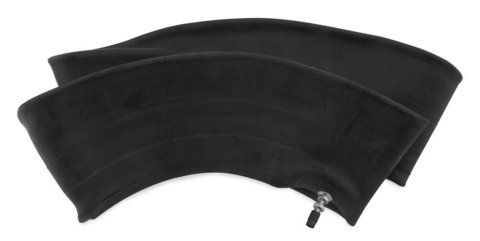 BikeMaster Tire Tubes 374638 Tube, 5.00-18, 5.30-18, Natural Rubber, Centered Straight Metal Pull-Through Valve Stem, Each
