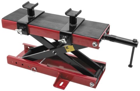 BikeMaster Motorcycle Center Jack 152505 Lift Jack, Steel, Scissor, Steel, Each