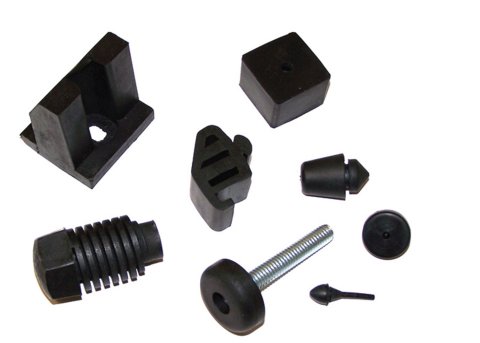 Brothers Trucks Rubber Bumper Kits RBK80FS Body Component Bump Stops, Rubber, Black, Includes Bumpers for Hood, Doors, Glove Box, Ashtray, and Tailgate, Fleetside Models Only, Chevy, GMC, Kit