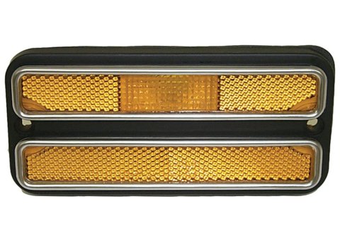 Brothers Trucks Side Marker Light Assemblies SMADKIT Assemblies, Stock Lens Style, Rectangular, Amber Lens, Chevrolet, GMC, Kit