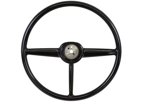 Brothers Trucks Steering Wheels STR4753 Wheels, 3-spoke, Black Plastic Grip and Spokes, Stock Diameter, Chevrolet, GMC, Each
