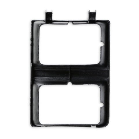 Brothers Trucks Headlight Bezels 04-473 Door, Passenger Side, Models with Quad Headlights, Plastic, Dark Gray/Silver, Chevy, GMC, Each