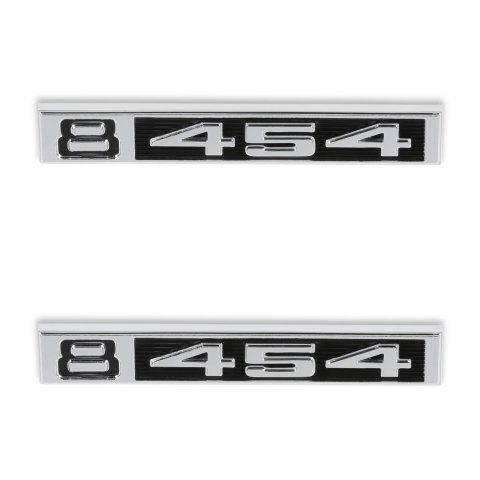 Brothers Trucks Emblems 04-584 Emblem, 1969-1972 C/K 8/454 Fender Emblem Pair