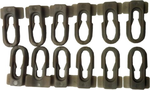 Brothers Trucks Body Molding Fasteners L0009-67 67-72 TWO-TONE MLDG CLIP KIT 12 PCS