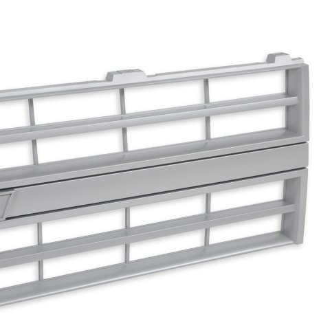 Brothers Trucks Grilles 04-178 Grille, Front Main Grille, Silver, Mounting Provision for Bowtie, Fits Models With Single Headlights. No Grille Molding. Plastic, Chevy, Each