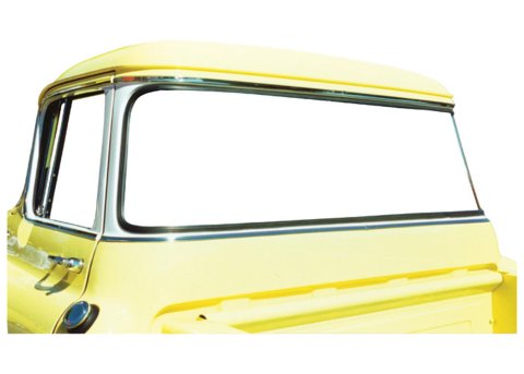 Brothers Trucks Window Trim Moldings SST5559 1955-59 CHEVY/GMC STAINLESS CAB TRIM
