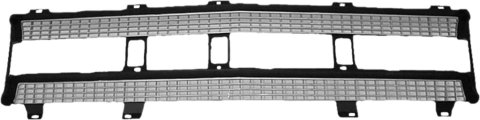 Brothers Trucks Grilles C9059-69 and Grille Inserts, Complete Grille Type, Inner Position, Stock Style, Plastic, Silver, Chevrolet, GMC, Each