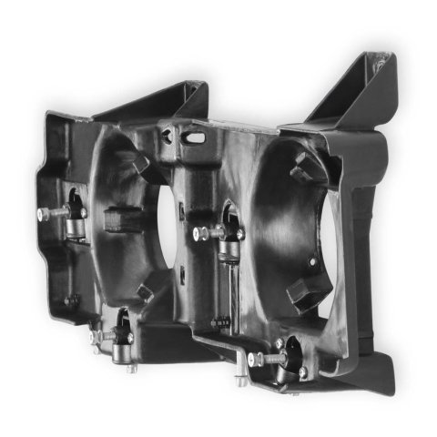 Brothers Trucks Dual Headlight Mounting Brackets 04-358 Brackets, Plastic, Black, Right, Chevy, GMC, Each