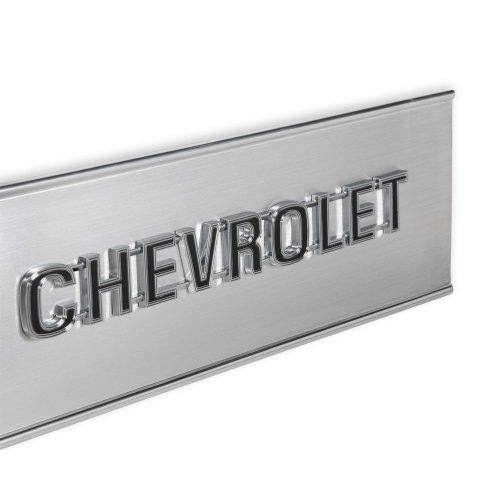 Brothers Trucks Tailgate Panels 04-534 Tail Gate Trim, 1973-1980 C/K Chevy Tail Gate Panel, Brushed Aluminum, Each