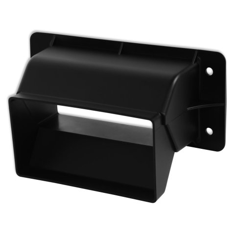 Brothers Trucks Interior Air Vent Components 05-160 Component, Adapter, Center Right, Plastic, Black, Chevy, GMC, Each