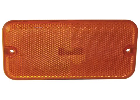 Brothers Trucks Side Marker Light Assemblies SMAV2AM Assemblies, Flushmount Lens Style, Rectangular, Amber Lens, Left or Right Side, Chevrolet, GMC, Each