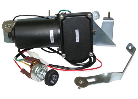 Brothers Trucks Electric Windshield Wiper Conversion Kits WPM5512 Motors, Kits, Fits 12 V Electrical Systems Only, Front, Chevrolet, GMC, Kit