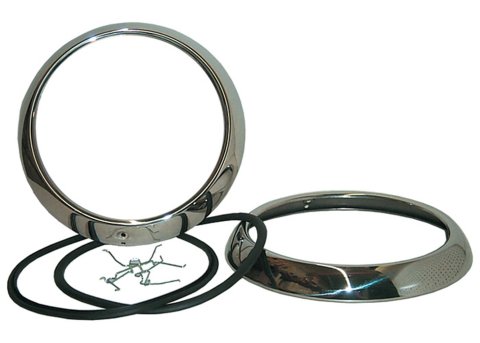 Brothers Trucks Light Bezels HLB4754 47-54 CHVY HEADLIGHT BEZELS-W/SEALS