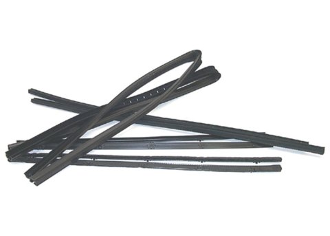 Brothers Trucks Window Channels WCS063F 60-63 CHVY WINDOW CHANNEL SET-W/FRAMES