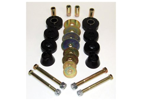 Brothers Trucks Cab Mount Sets NRG4137 Body Bushing, Mount, Polyurethane, Black, Chevy, GMC, Each