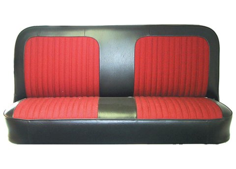 Brothers Trucks Custom Seat Covers UP72500BLUE Upholstery, Covers, Bench Type, Vinyl, Blue, Houndstooth Grain, Instructions, Hog Rings, Hog Ring Pliers, Chevrolet, GMC, Kit