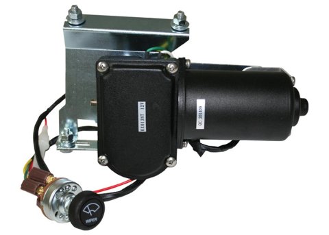 Brothers Trucks Electric Windshield Wiper Conversion Kits WPM5557 Motors, Kits, Fits 12 V Electrical Systems Only, Front, Chevrolet, GMC, Kit