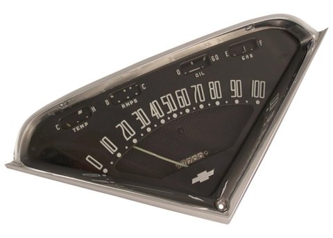 Brothers Trucks Gauge Kits and Instrument Clusters GCA5900 55-59 CHVY/GMC TRCK COMPLETE GAUGE ASSY