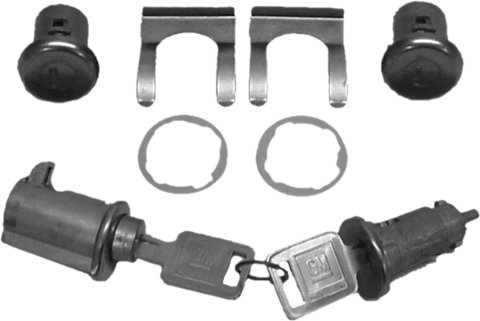 Brothers Trucks Lock Sets E4025-67 Ignition and Door Sets, Cylinders, Two Keys, Chevrolet, GMC, Set