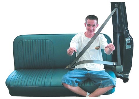 Brothers Trucks Seat Belts BELTKT2BL Belts, Shoulder and Lap Belt Type, Blue, Chevrolet, GMC, Pair