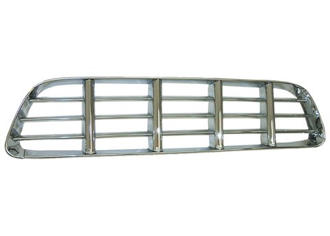 Brothers Trucks Grilles GRL5600 and Grille Inserts, Complete Grille Type, Stock Style, Main Grille Position, Steel, Chrome, Chevrolet, GMC, Each