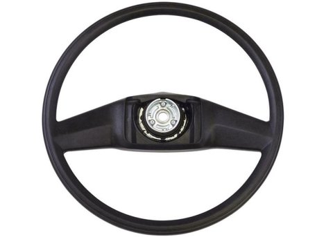 Brothers Trucks Steering Wheels STR87STBLACK Wheels, Standard Design, 2-spoke, Black Plastic Grip and Spokes, Stock Diameter, Chevrolet, GMC, Each