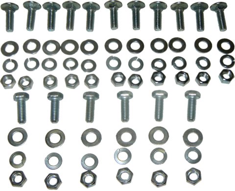 Brothers Trucks Body Fasteners L0032-67 67-72 FRT BED PNL BLT KIT
