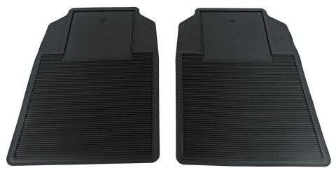 Brothers Trucks Floor Mats 05-100 Mats, PVC Rubber, Chevy GMC, Front, Black, Pair