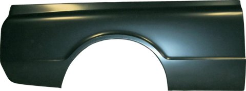 Brothers Trucks Bedside Panels A1039-67 Truck Panels, Right Side, Steel, Black EDP Coated, Fits Short Bed Models with A Fleetside Bed Only, Stake Pocket Holes, Chevrolet, GMC, Each