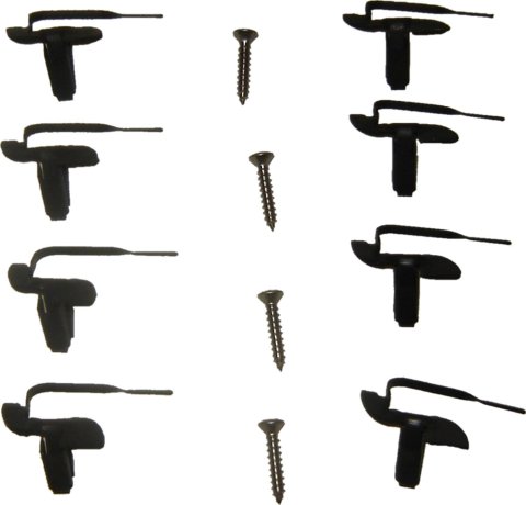 Brothers Trucks Tail Lamp Bezel Fasteners L0074-69 69-72 TAIL LIGHT BEZEL CLIP KIT w/