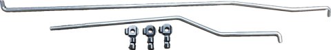 Brothers Trucks Door Latch Components C9351-67 67-72 DR LATCH RELAY ROD 5PC ST RH