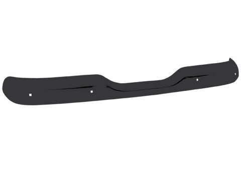 Brothers Trucks Bumpers RRB66RW Bumpers, Rear, Stock Style, Steel, Natural, Fits Stepside Models Only, Chevrolet, GMC, Each