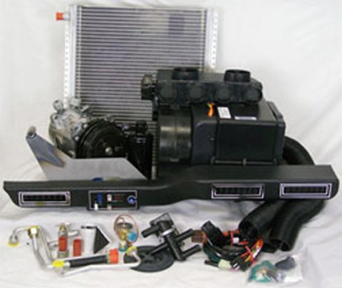 Brothers Trucks Air Conditioning Kits BT4000EBLACK 47-54 CHVY/GMC A/C SYSTEM-UNDERDASH