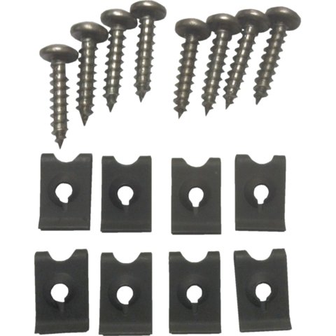 Brothers Trucks Marker Light Screw Kits L0020-68 Side Components, Kits, Includes 8 J-nuts and 8 Stainless Steel Screws, Chevrolet, GMC, Kit