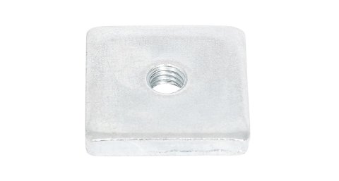 Rhino-Rack Roof Rack Components N068-BP M6 24mm x 24mm x 4mm NUT (GALVANISED) (4 PACK)