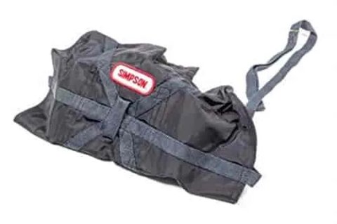 Simpson Racing Parachute Packs 42046 BLACK PILOT BAG 10' AIR BOSS