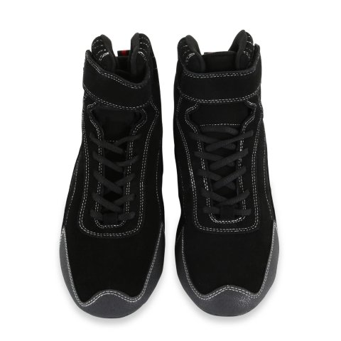Simpson Racing Turbine Driving Shoes TU800BK Shoes, Turbine, High-Top, Nomex, Suede, Black, SFI 3.3/5, Men's Size 8, Pair