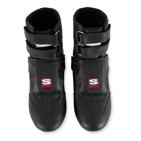 Simpson Stealth Sprint Shoes SP105BK Driving Shoes, Sprint, High-Top, Leather, Nomex Liner, Black, Men's 10 1/2, Pair