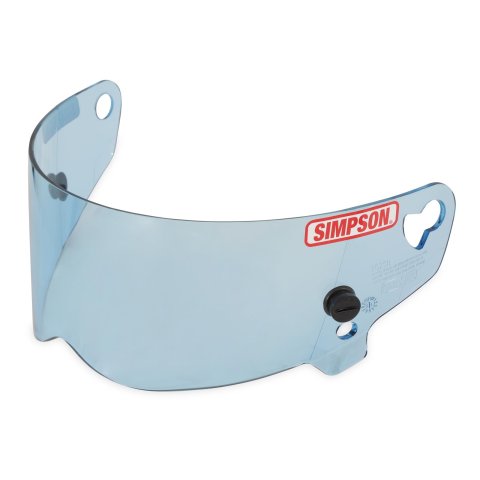 Simpson Replacement Helmet Shields 89409A Shield, Bandit/Super Bandit/Drag Bandit Series, HI-DEF Blue, Each