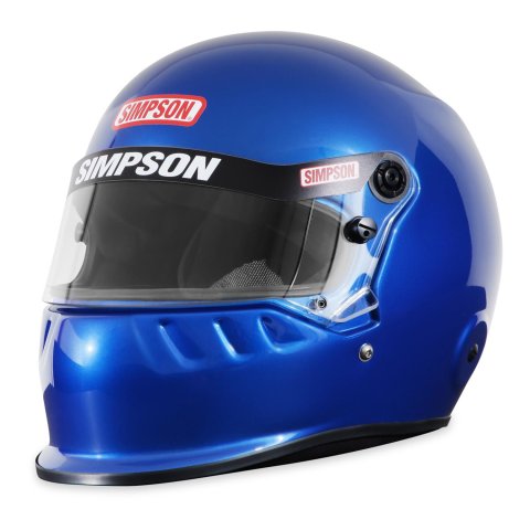 Simpson SA2020 SD1 Series Helmets 7950035 Helmet, 2020, Full Face, Blue, Gloss Finish, Snell SA2020, Large, Each