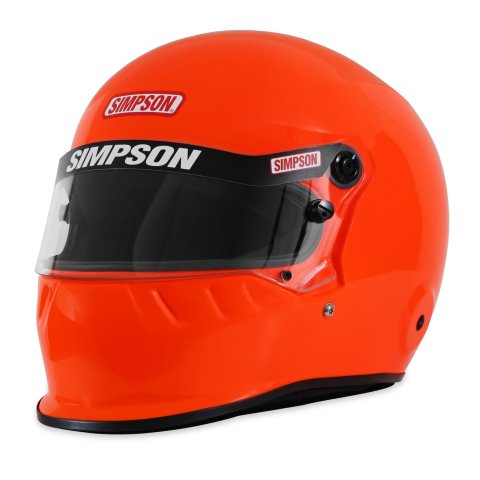 Simpson SA2020 SD1 Series Helmets 795005S Helmet, 2020, Full Face, Safety Orange, Gloss Finish, Snell SA2020, 2X-Large, Each