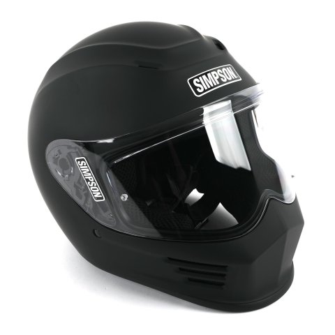 Simpson Speed Bandit Series Helmets SPBXX3 Helmet, Bandit, Full Face, Black, Matte Finish, 2X-Large, Each