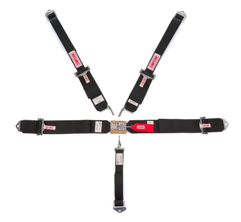Simpson Racing Harnesses 29061BKH L&L 62" LAP BI 5PT PU HN BLK