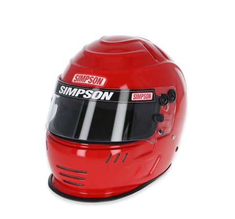 Simpson SA2020 Speedway Shark Series Helmets 7707124 Helmet, Shark, Full Face, Gloss Blue, Snell SA2020, Large, Each