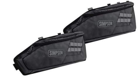 Simpson Racing Helmet Components ORBGRZRF18K POLARIS RZR FRT DR BAG SET BK